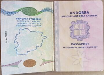 New Andorra passport